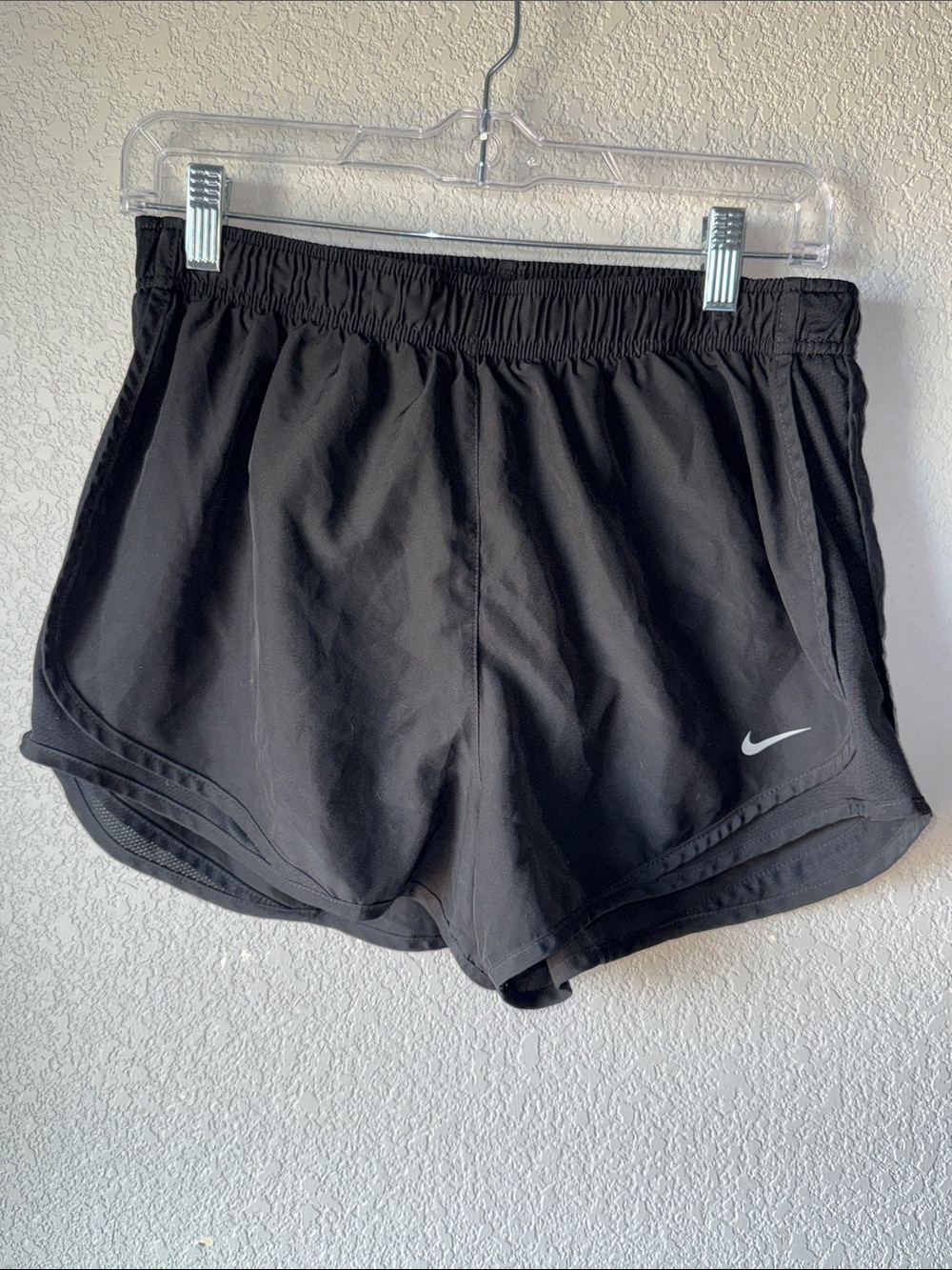 Nike Black Women's Athletic Running Shorts with Swoosh